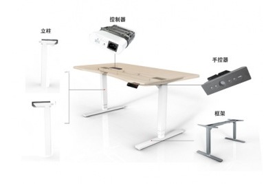 特姆优智能办公升降桌——升降立柱